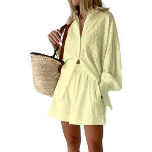 Teodora Womens  2Pc Shirt & Short Set